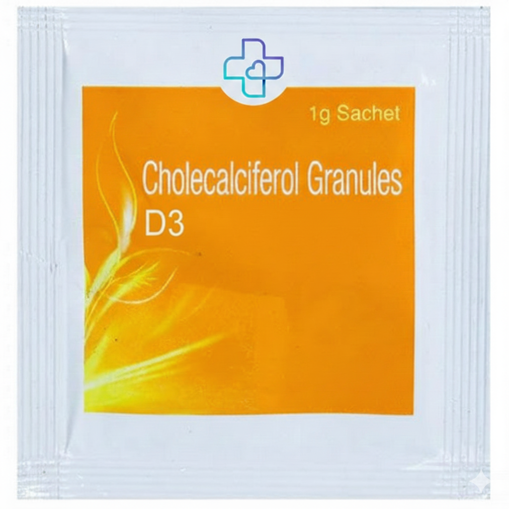 Cholecalciferol Granules D3 1g Sachets-Pack of 10 view 2